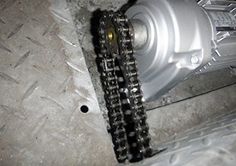 横行チェーン・交換後