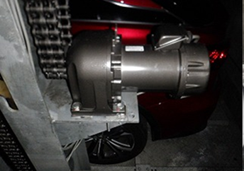 昇降用モーター(地下)・交換後