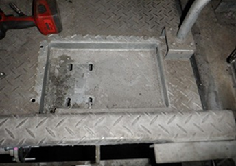 横行モーター・交換中