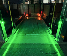 最大限広がったワイドパレット