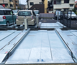 雨水勾配付きパレット